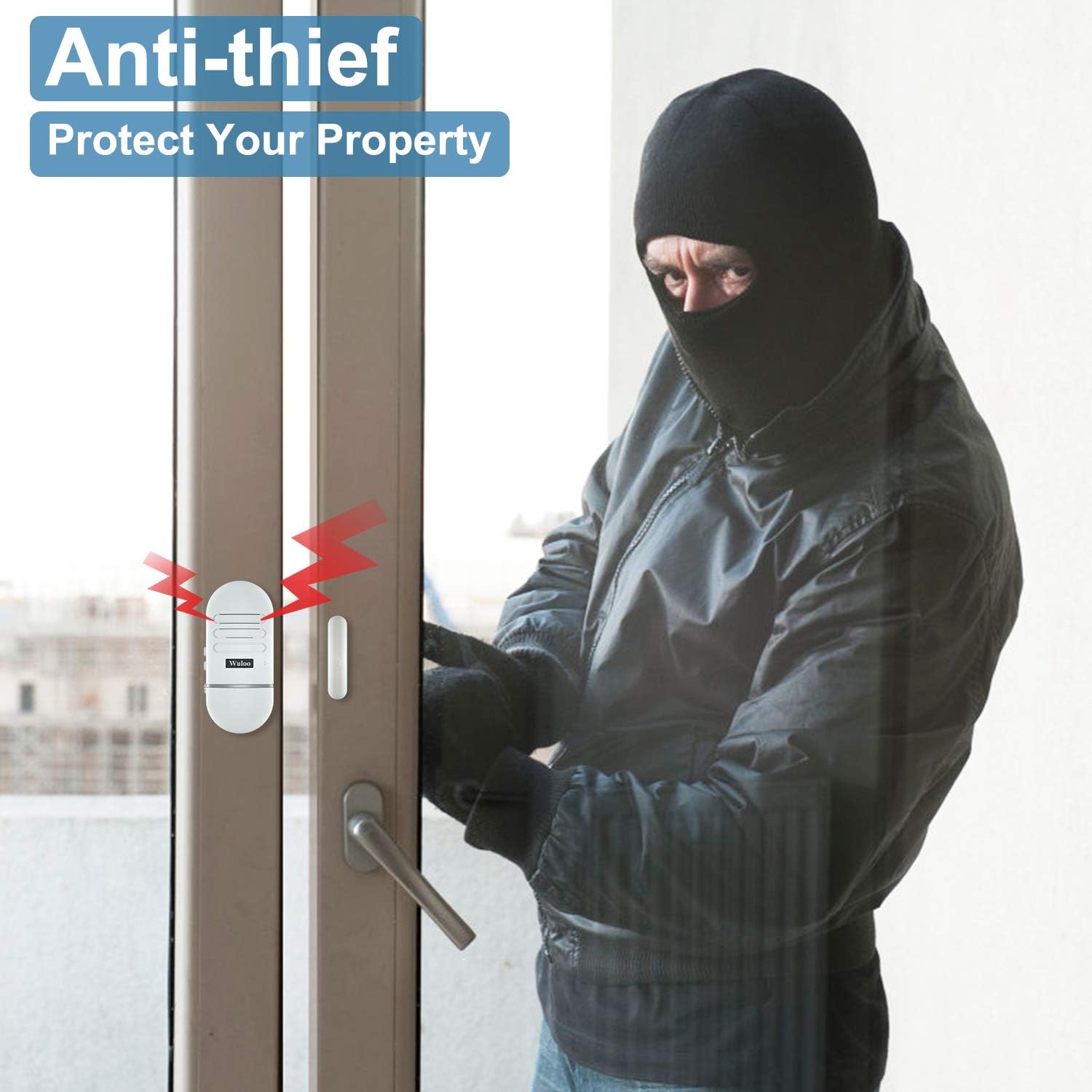 Cheapest π Door Alarm for Kids Safety, Window Alarm sensors for Home, Door Window Alarms Sensors for Home Security, Multifunctional 3 Volume 10 Chimes Adjustable ON/Off Button Rechargeable (2 Door Sensors) Get Special Price Door Alarm for Kids Safety, Window Alarm sensors for Home, Door Window Alarms Sensors for Home Security, Multifunctional 3 Volume 10 Chimes Adjustable ON/Off Button Rechargeable (2 Door Sensors)