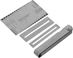 Acouto Régua de Calibre de Cordas, Medidores de Sensibilidade de 32 Peças e 2 Protetores de Traste de Escala para Guitarra Configuração de Guitarra - Acessórios de Perfeitos Medições Precisas e