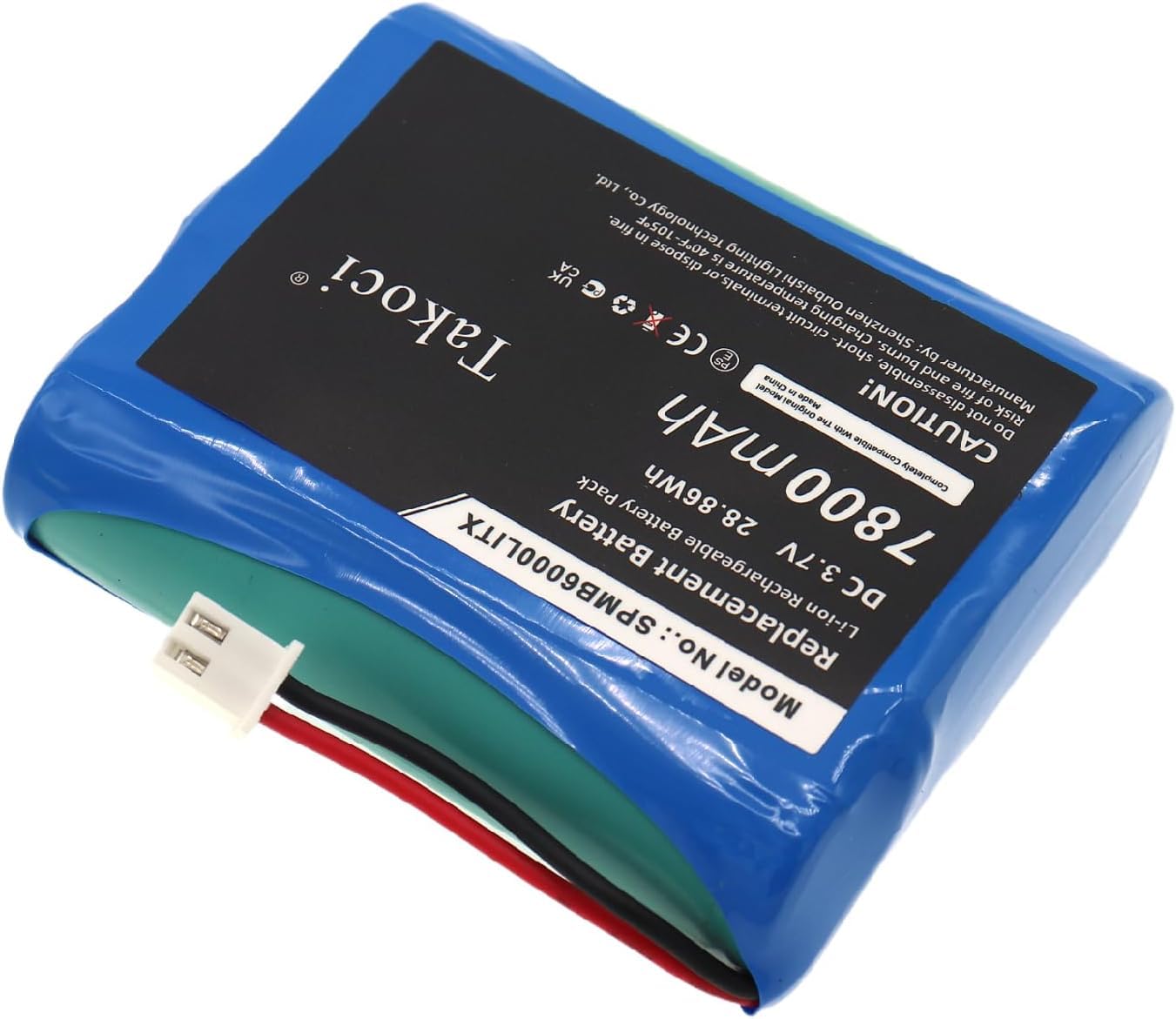 SCESMIA Replacement Battery for Transmitter iX12 Transmitter NX6 Transmitter NX8 3.7V/7800mA