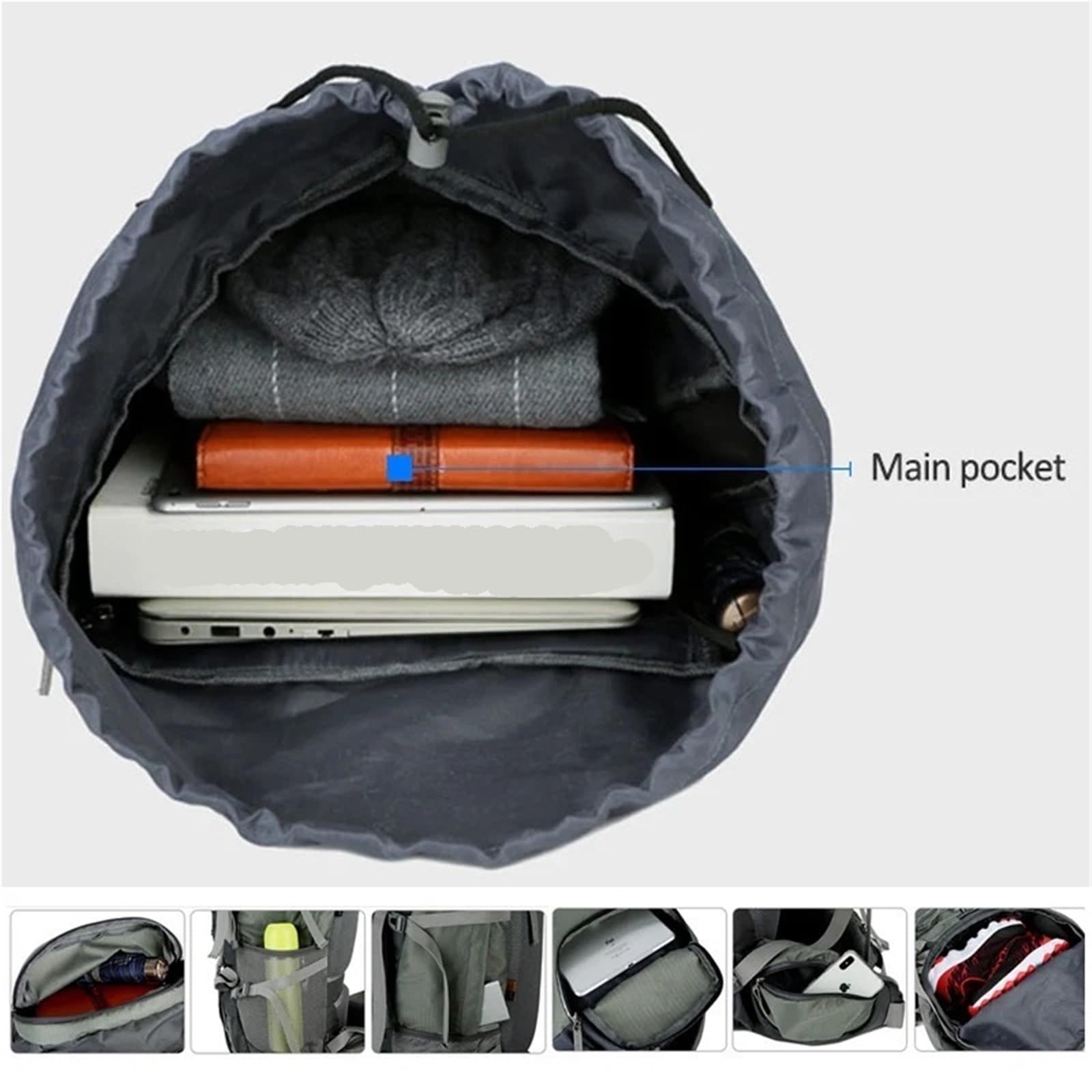 Outdoor-Rucksack 75L Camping Rucksack Reise Sport Tasche Mit Regen Abdeckung Klettern Bergsteigen Trekking Outdoor Wandern Schulter Männer