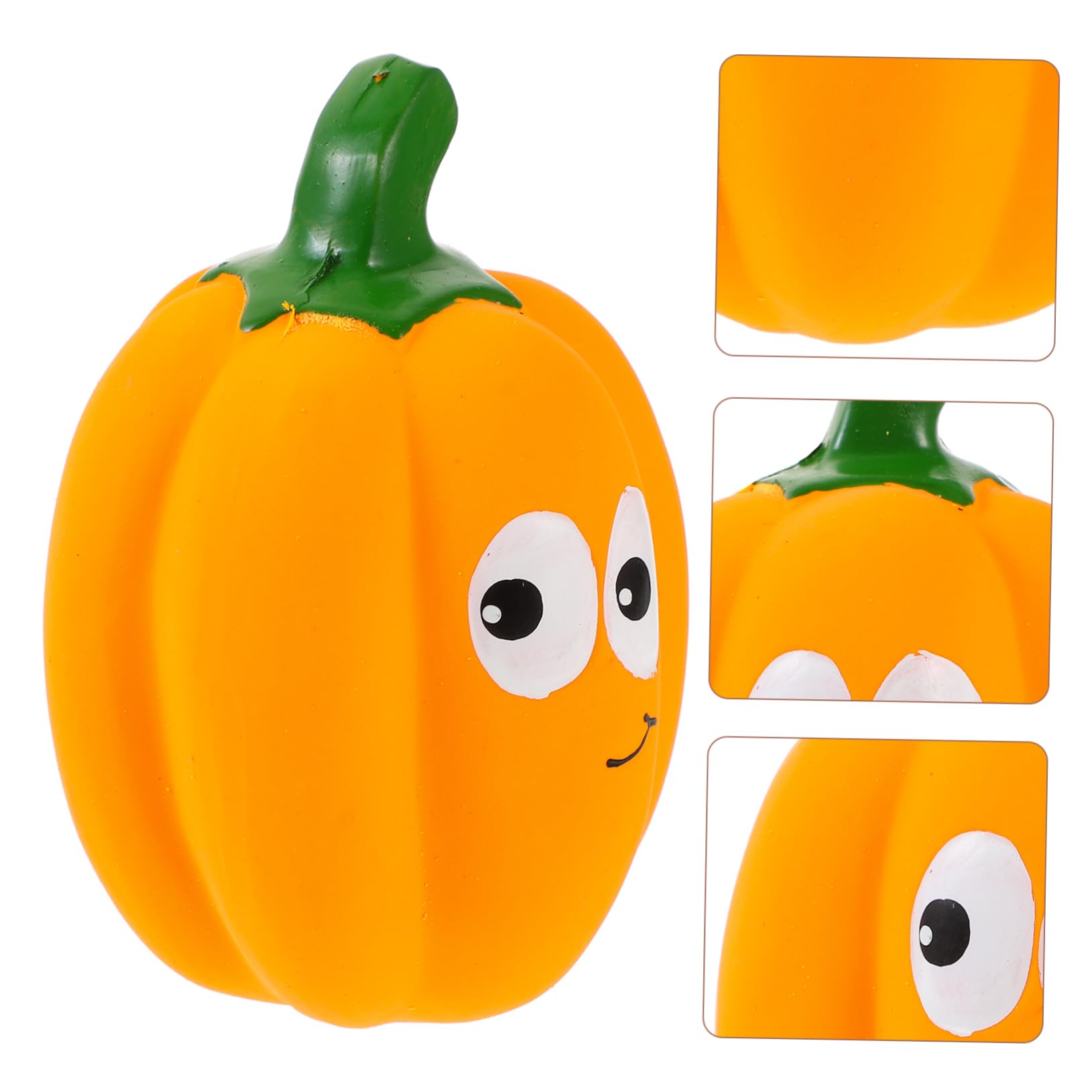 Toddmomy 5pièces Jouet Squeaky Interactif Forme De Citrouille pour Chiens Jouet à Mâcher pour Chiots Et Petits Chiens Et Matériau Latex Souple