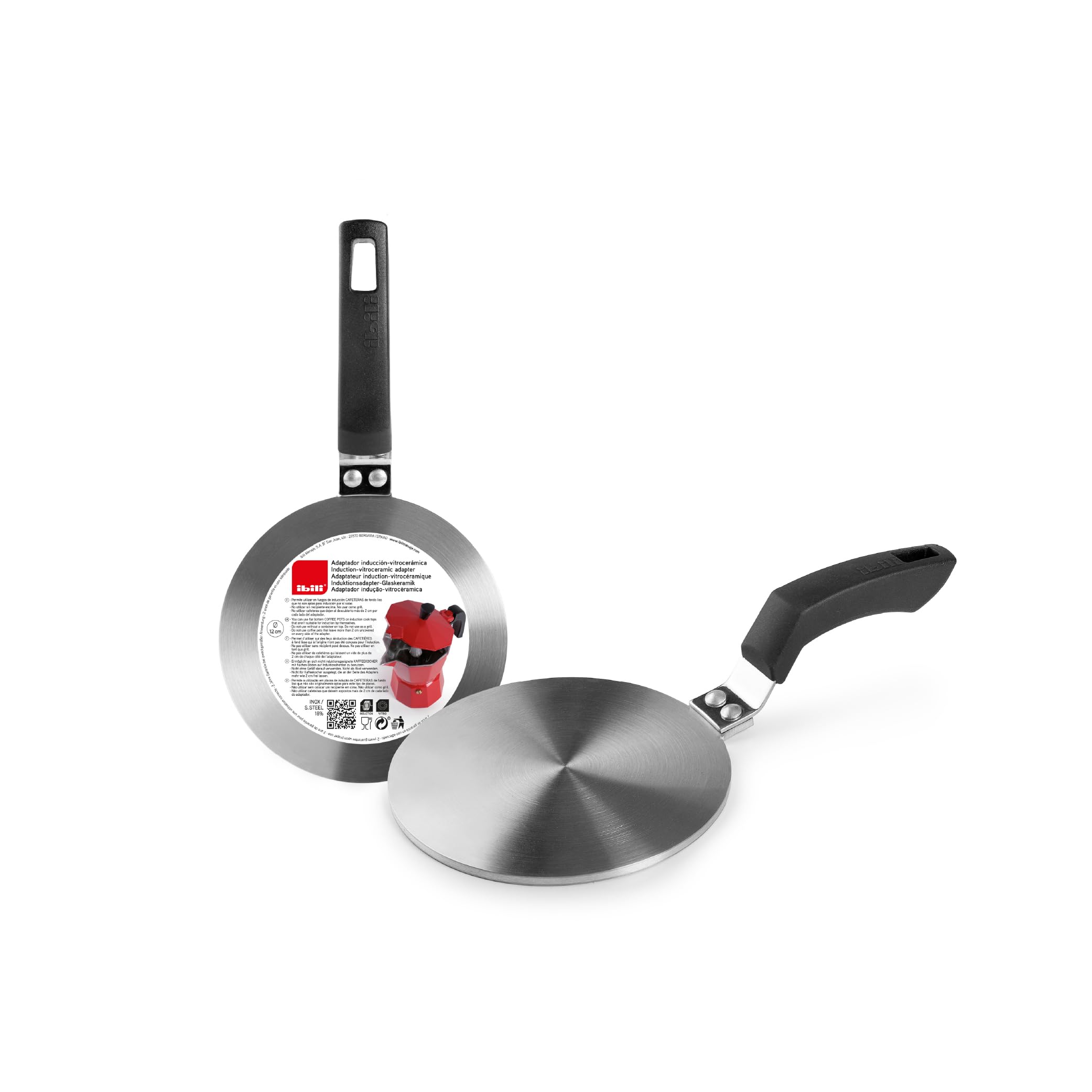 IBILI - 705312 - Eco Induction-Vitroceramic Adapter, 12 Cm