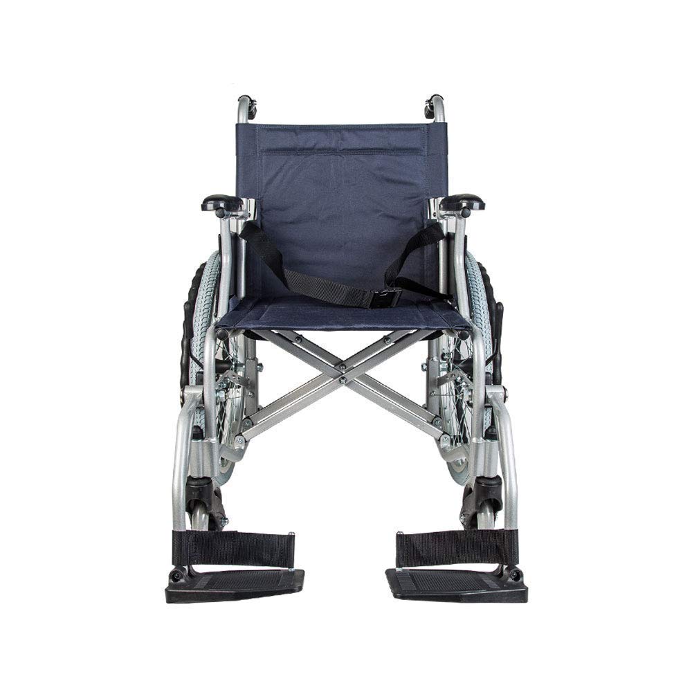 MU Le Sedie a Rotelle, Sedia a Rotelle Pieghevole in Alluminio Leggero e Multifunzione Anziani Disabili Scooter