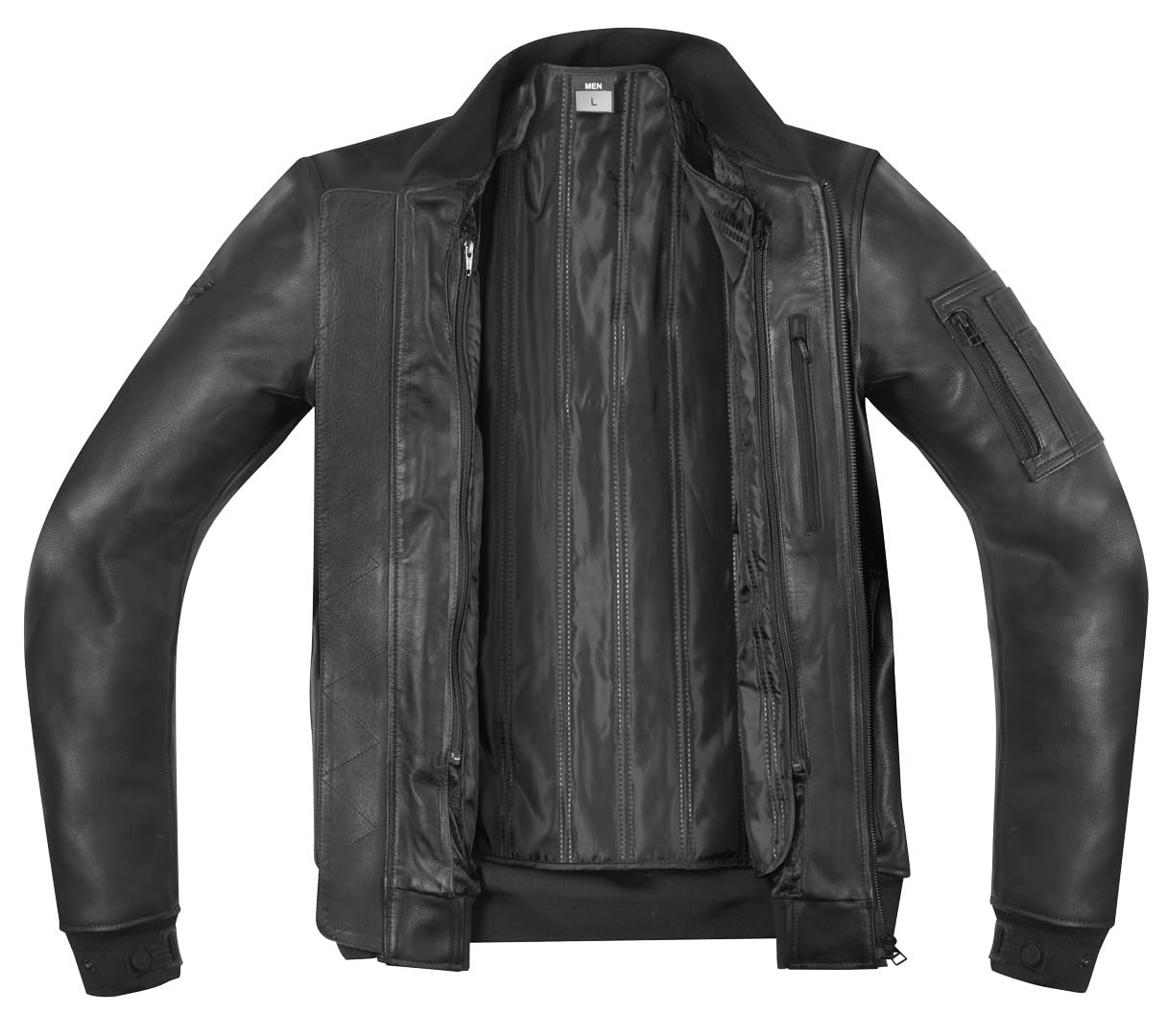 Bogotto Daclan Skórzana kurtka motocyklowa, czarny, 2XL