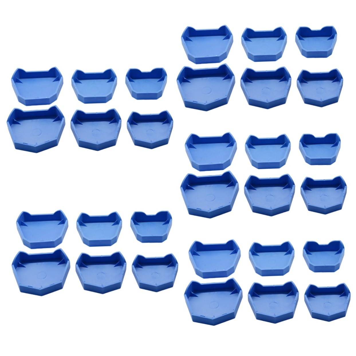 Ciieeo 5 Set Base Per Dentali Stampo Per Con Design Flessibile E Facile Separazione Adatto Per Cliniche E Laboratori 6 Pezzi*5
