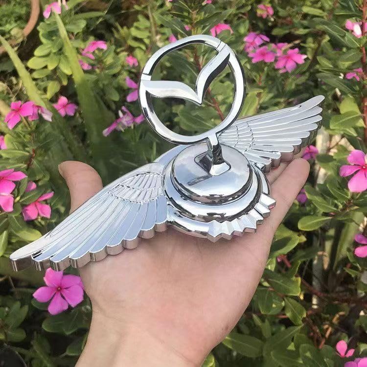 LJCXZS EmblèMe Logo Voiture Pour Mazda CX-5 2017-2021,Badge ABS Décalcomanies Insigne Capot De Voiture Tronc Logo Emblème Pour Grille Décoration Voiture Accessoires