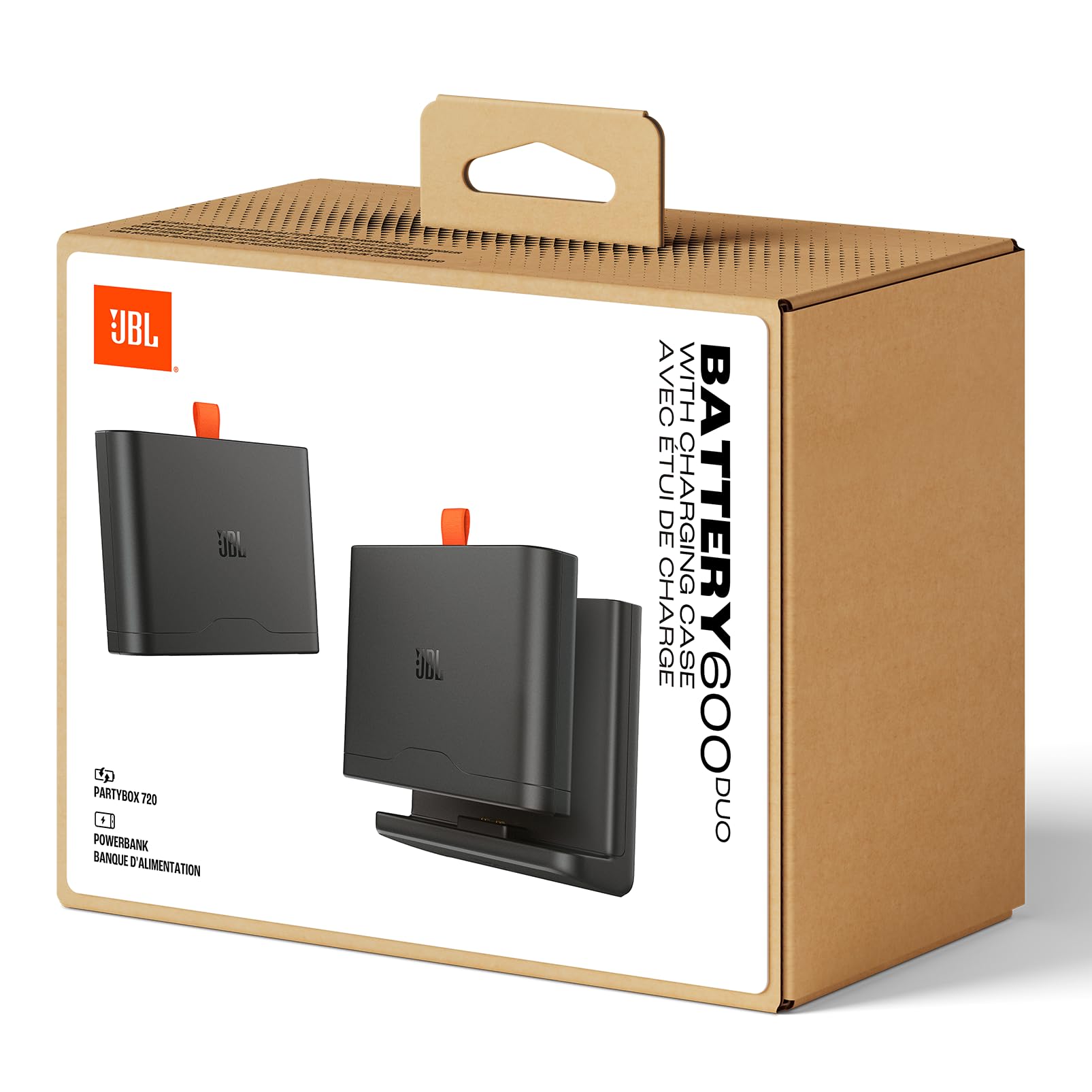 JBL Batería 600 Duo con Funda de Carga Que se Cambia en Segundos, por lo Que tu Altavoz JBL PartyBox Puede Mantener la Fiesta en Marcha