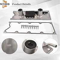 Vista 5 de Valley Kit de placa de cubierta con junta de repuesto # 12577927 Fit Chevy Corvette CTS-V Pontiac GTO LS1 LS6