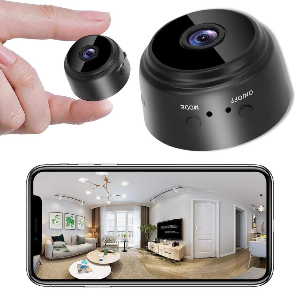 Mini WiFi Hidden Cameras,Wireless Spy Cameras with Video Live Feed, HD 1080P Home Security Cameras, Baby Nanny Cam,Tiny Smart Cameras with Night Vision and Motion Detection-image-43