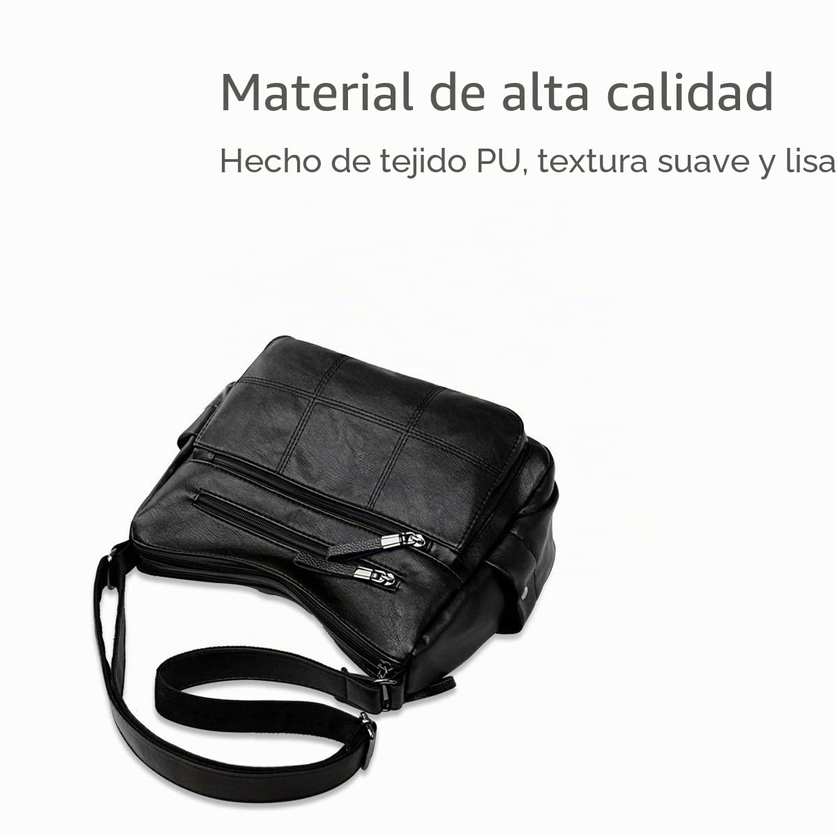 NICOLE&DORIS Bolso de Hombro Bolso de Las Mujeres Bolso de Mensajero de la Capacidad Grande del Cuero de la PU