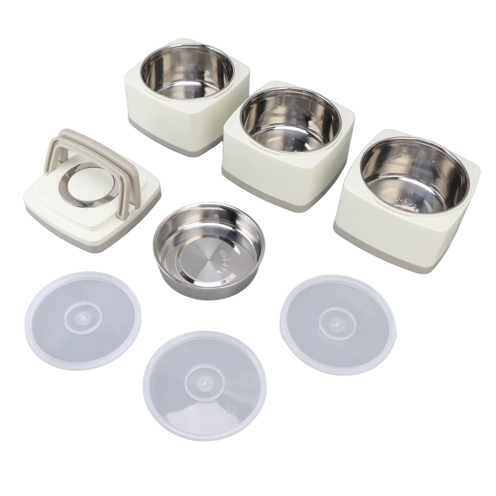 Eujgoov Porta Pranzo, Bentobox in Acciaio Inox 304 con Tenuta Stagna, per
