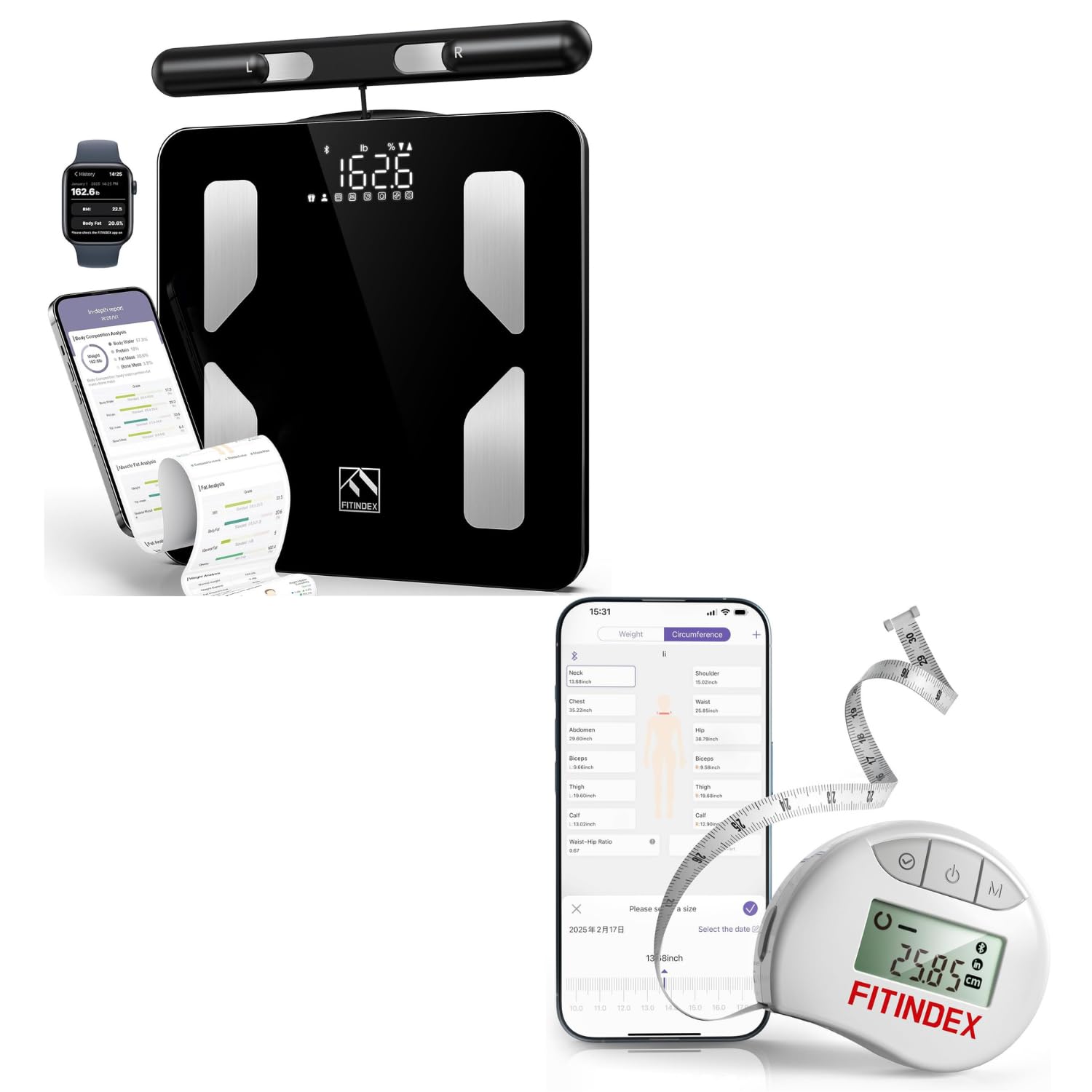 TANITA Body composition meter Inner scan BC-720-WH be2363