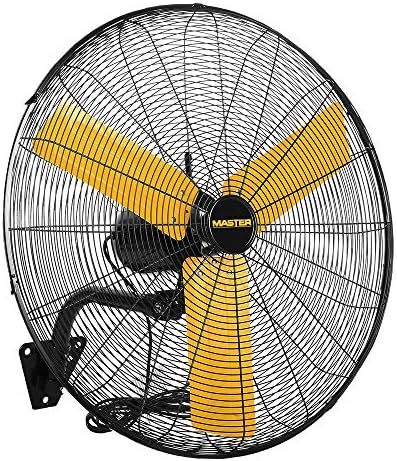 Master PROFESSIONAL MAC-24W-EP Wall Fan, Black