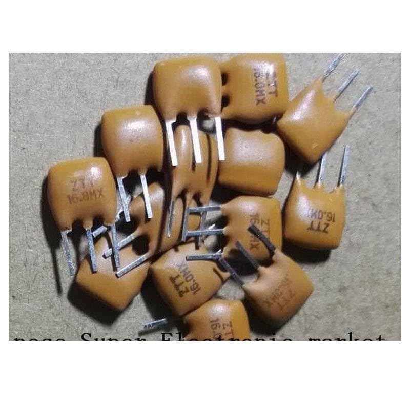 Generic 50pcs Ceramic Resonators ZTT 16MHZ 16.000MHZ 16M 3P DIP-3 ZTT16M