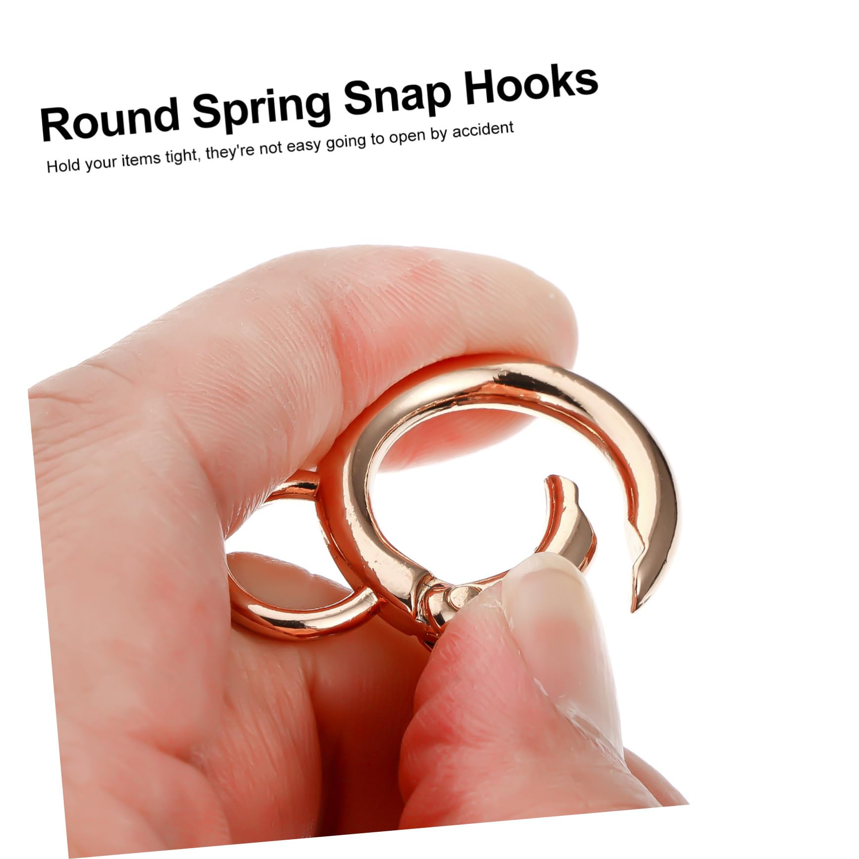 KONTONTY 6pcs Hook Trigger Snap Hnagers Swivel Trigger Bag Clips Swivel Lanyards Heavy Duty Spring Undercap Spring Pet Buckle Heavy Duty Lanyard Camera Lanyard Key Chain Clips Sprung Golden