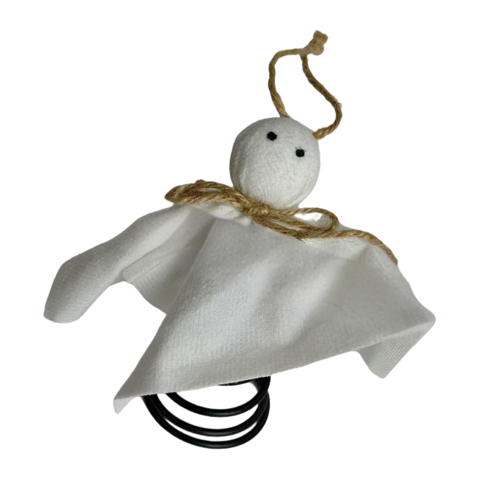 Kalttoy Creative Floating Doll Christmas Tree Toppers Festival Decoration with Spring Base and Soft Textured Design Christmas Tree Toppers Ornament