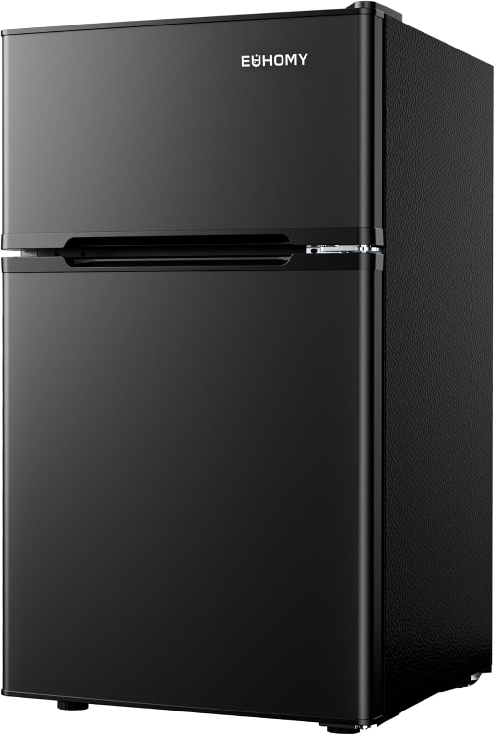 EUHOMY Mini Fridge with Freezer, 3.2 Cu.Ft Mini Refrigerator, Dorm Fridge with 2 Door For Bedroom/Apartment/Office-Food Storage Cooling Drink, New Black EUHOMY Mini Fridge with Freezer, 3.2 Cu.Ft Mini Refrigerator, Dorm Fridge with 2 Door For Bedroom/Apartment/Office-Food Storage Cooling Drink, New Black