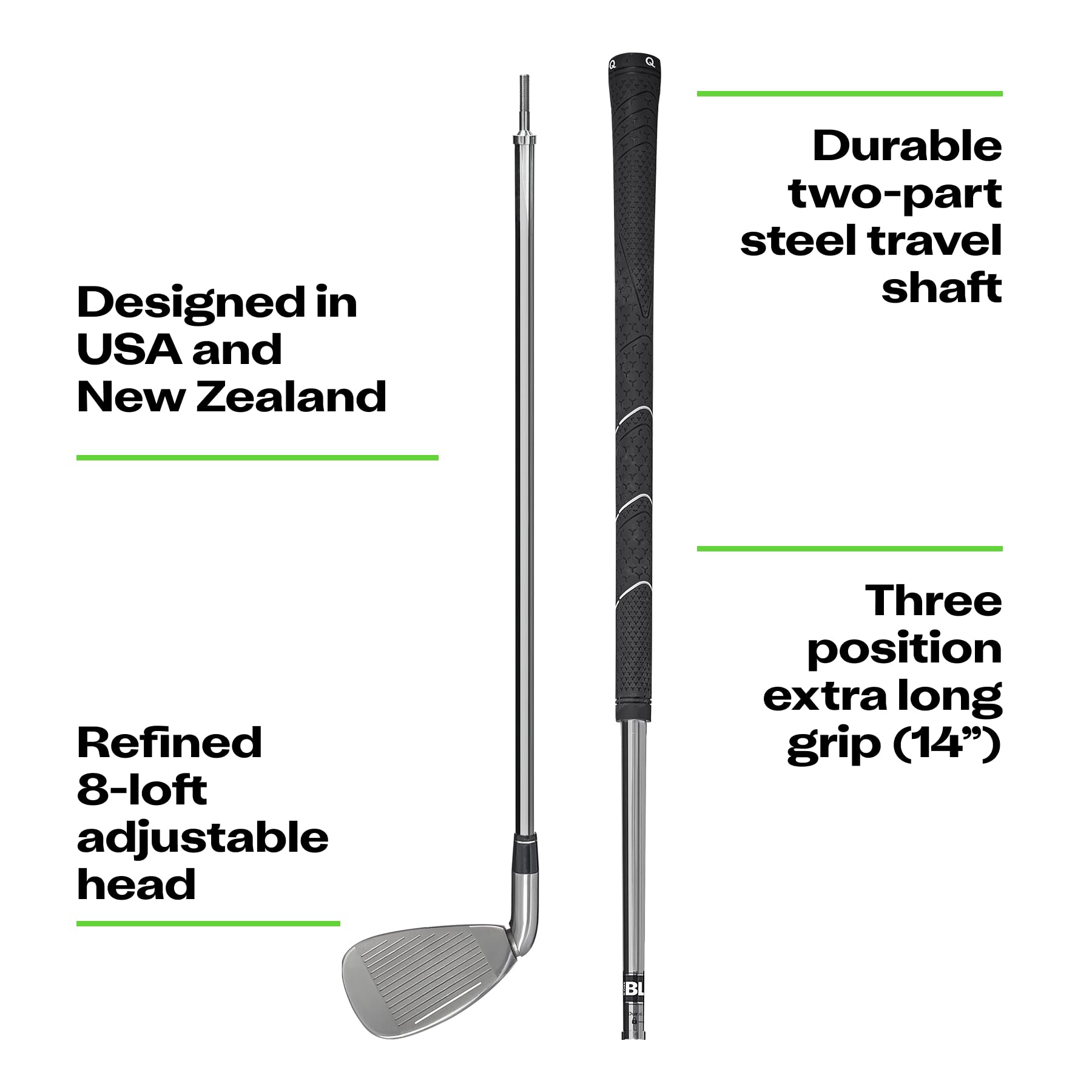 Amazon.com : Q Gen 2 Adjustable Golf Club (Steel Shaft) - Durable