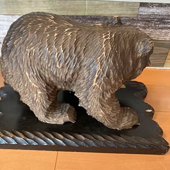 木彫り熊 一刀彫り ミニチュア8体セット50年前昭和レトロ北海道アイヌ