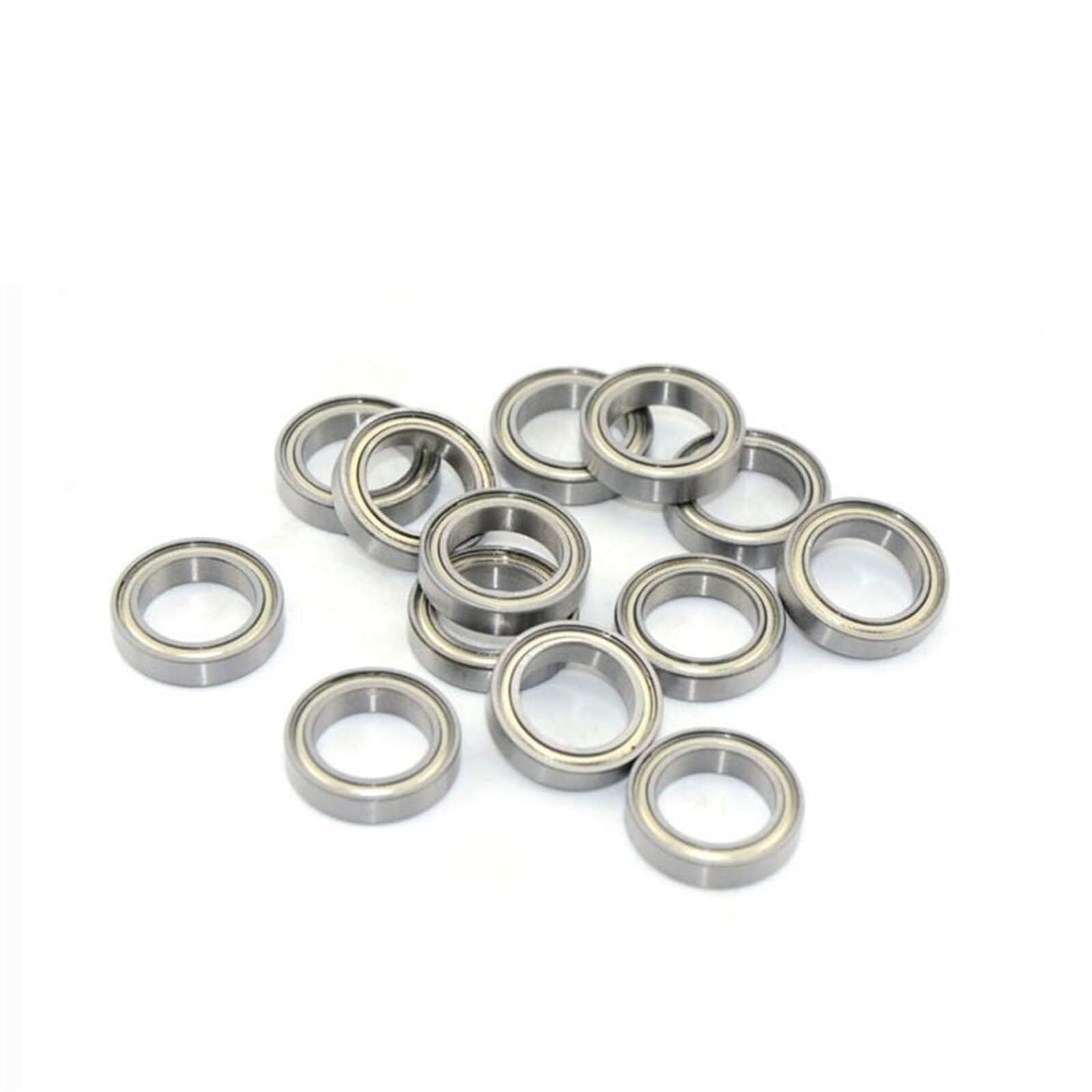 Bearing, 5/10PCS 6700 2RS 6700ZZ 2Z 2RZ ABEC3 10x15x4mm Blue Rubber Seals Bearing Model 10X15X4MM Wear Resistance(6700ZZ,10 Pieces)