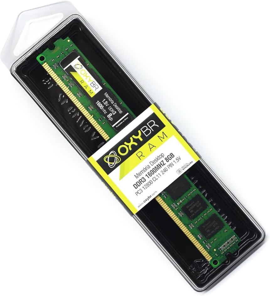 Memória Ram OxyBr DDR3 8GB 1600MHz Review: Testado por 30 dias para gamers