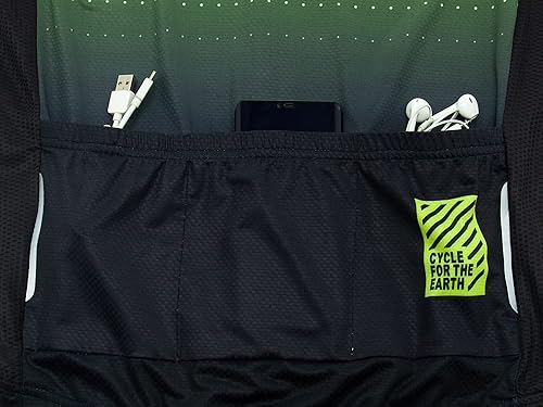 Miniatura 8 de Lo.gas Maillot de ciclismo para hombre, manga cortalarga, camisas de ciclismo con cremallera completa con bolsillos, ropa de bicicleta de carretera