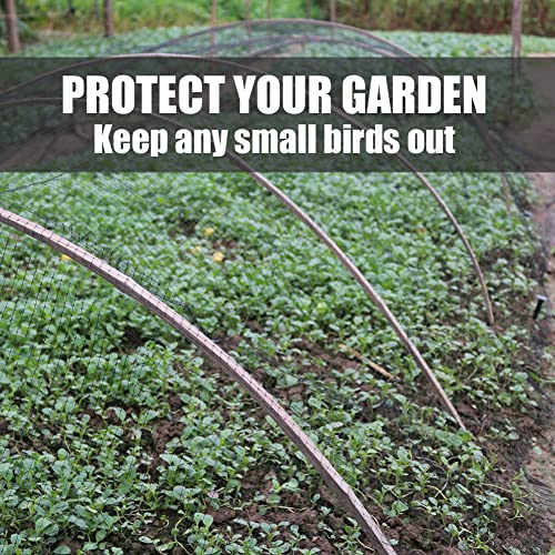 Poyee Pond Netting For Leaves 6.5 X 13 Feet - Pool Leaf Cover Net With Small Fine Mesh - Protecting Koi Fish From Birds, Cats - Stakes Included. #TOP5