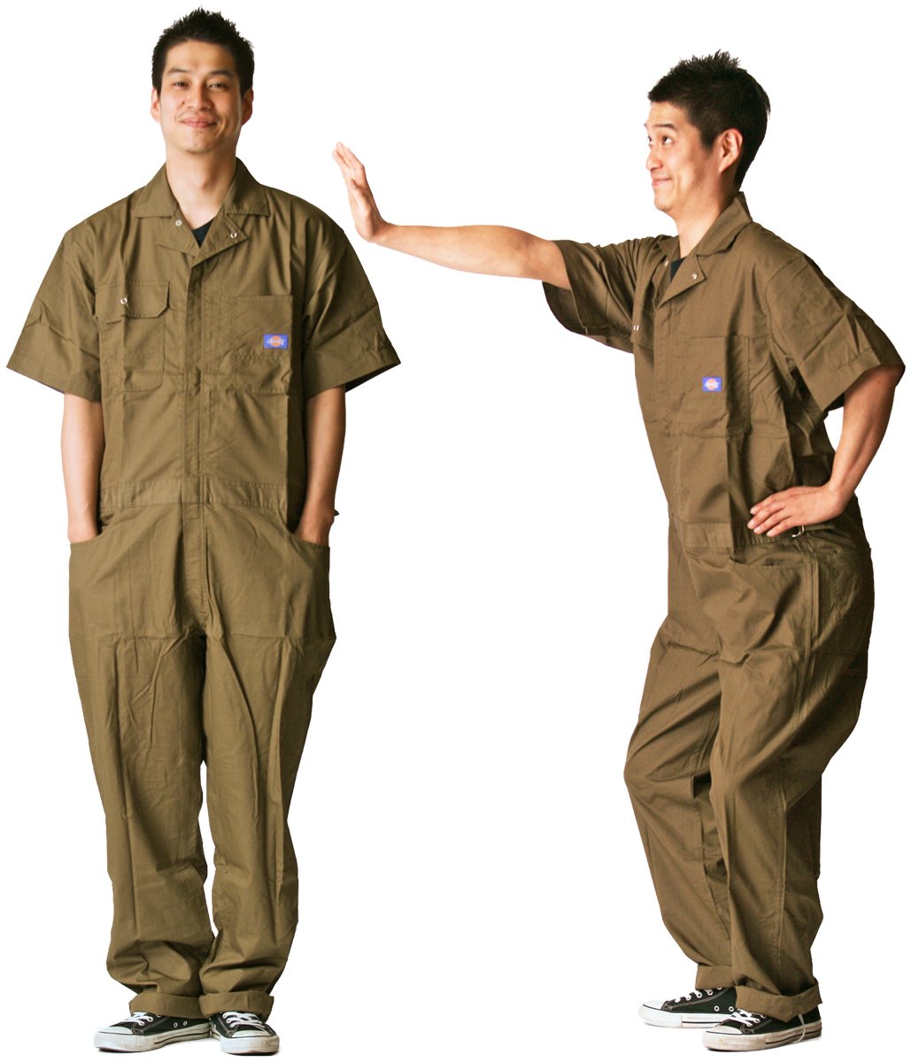 セール&特集><セール&特集>Dickies 半袖ストライプ つなぎ 713