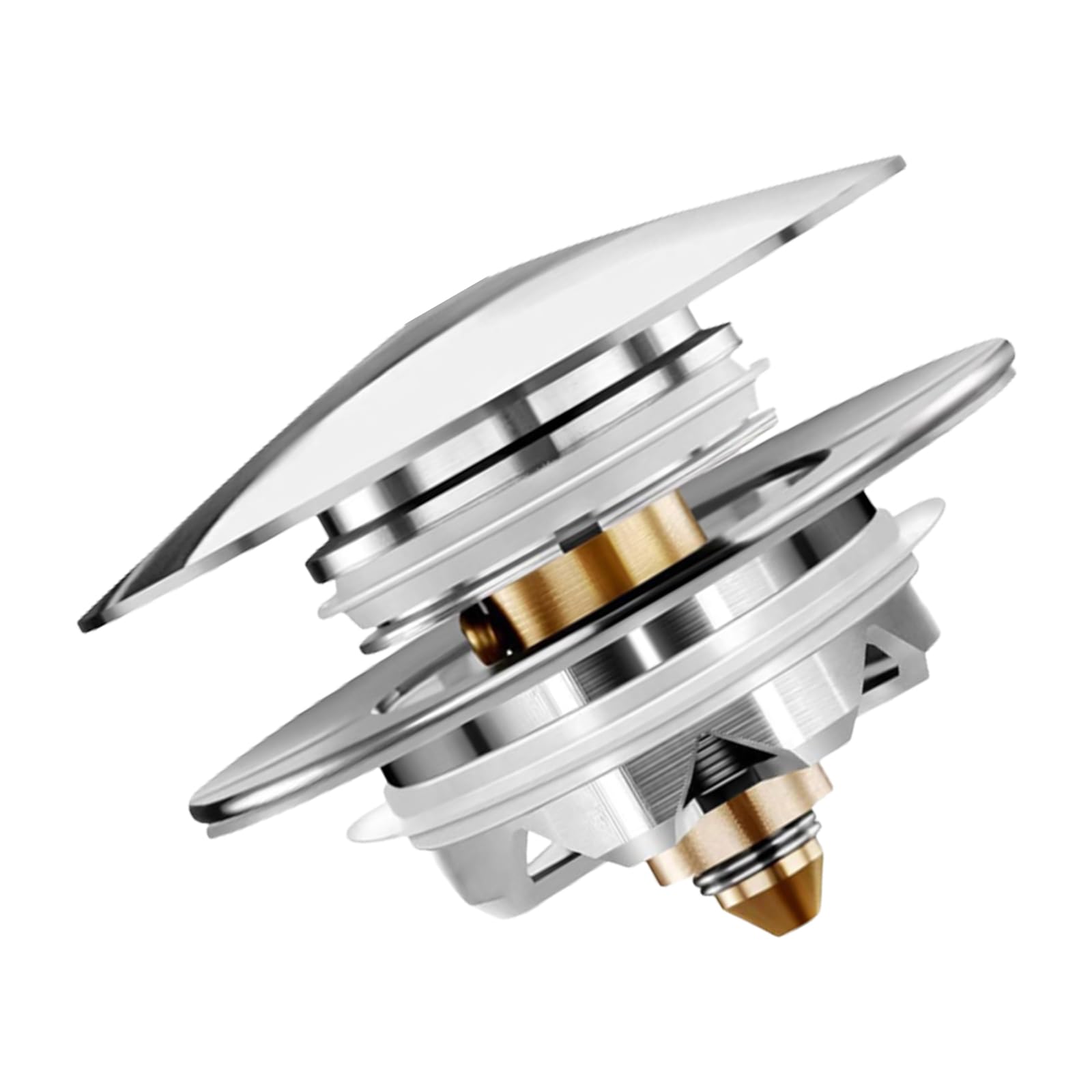 Thincan Model C Bathtubs Bounce Cores Upgraded Tip Toe Tub Stoppers General Popups Drain Plug For Quiet Relaxing Bath Quiet Bathing Drainages Solution