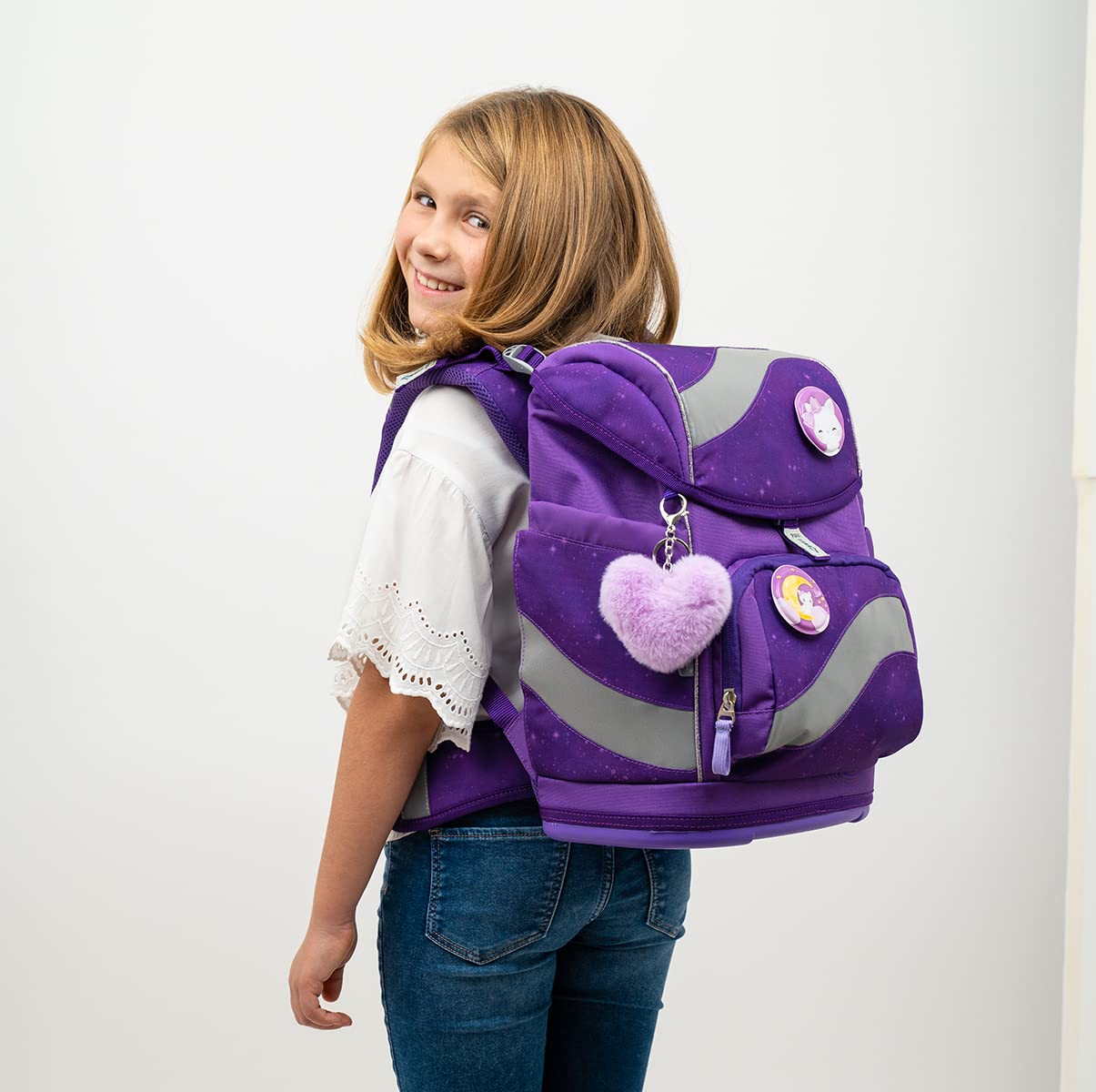 Belmil 405-51 Schulranzen Set 4 - teilig (Purple Sky)