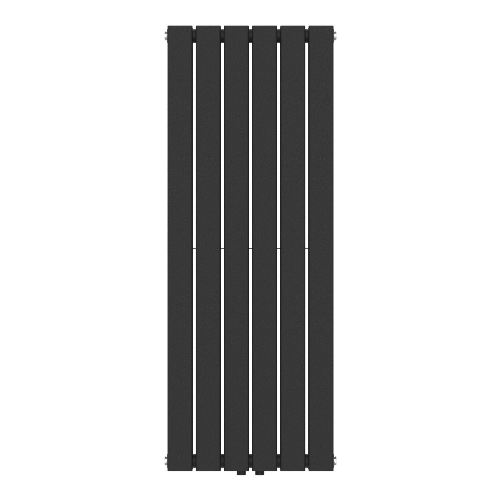 [neu.haus] Radiateur à Panneaux Double Radiateur Design Plat Chauffage Central pour Salon Chambre Salle de Bain 1140 W Acier 120 x 45 cm Noir