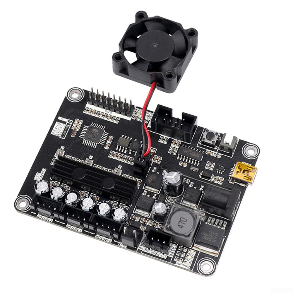 GRBL 1.1 Scheda di Controllo con Ventola di Raffreddamento Connessione USB Controller Offline per 1610/2418/3018 FAI DA TE 3 assi CNC Macchina Per Incidere