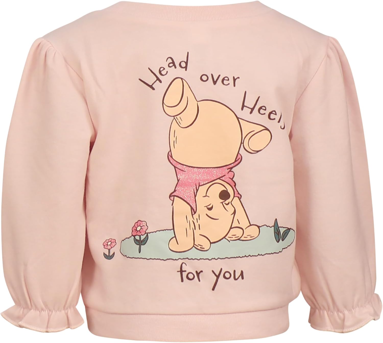 Magic Threadz Disney Clothes Baby Girls Sweatshirt & Pants Set – Jessie Winnie the Pooh Marie Stitch & Minnie Mouse (12M–24M) - Image 3