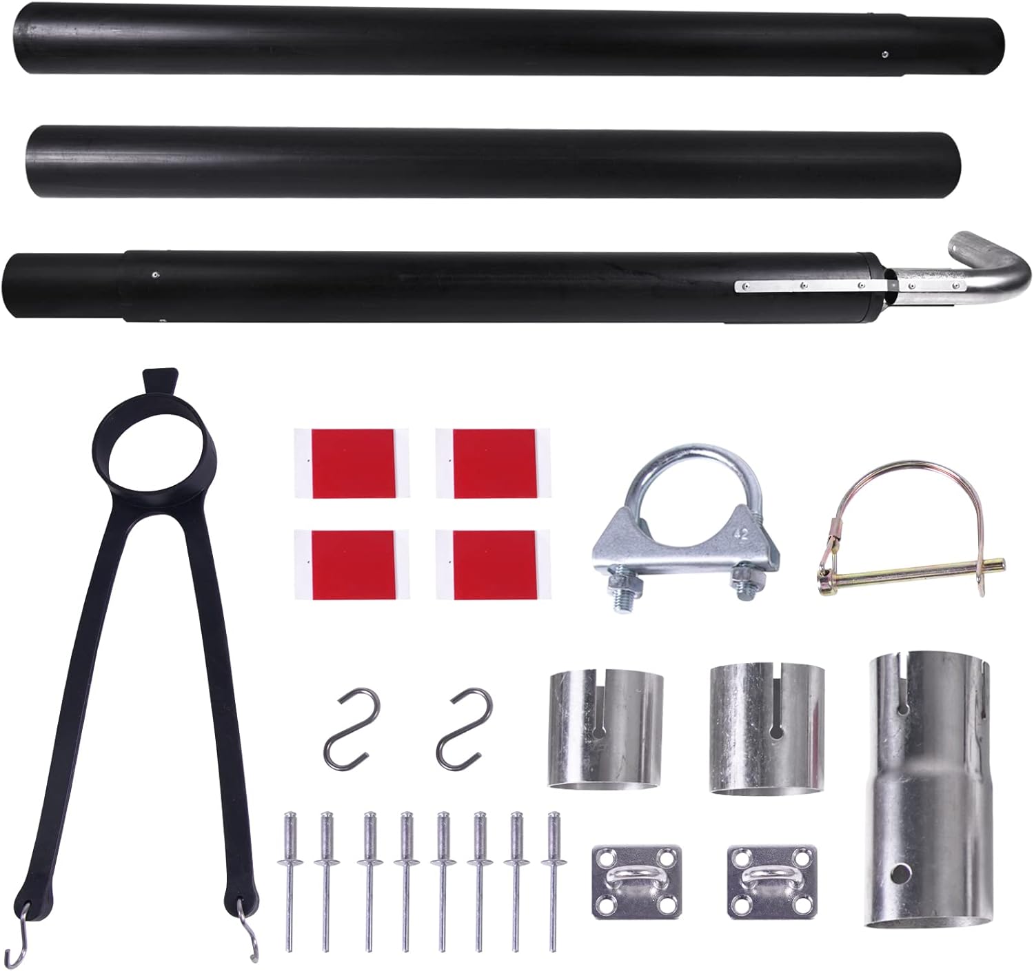 RV Generator Exhaust Venting System Part 44461 Compatible with Most RV Exhaust Systems, Generator Ventilation Extension Kit, Generator Silencer Muffler Kit