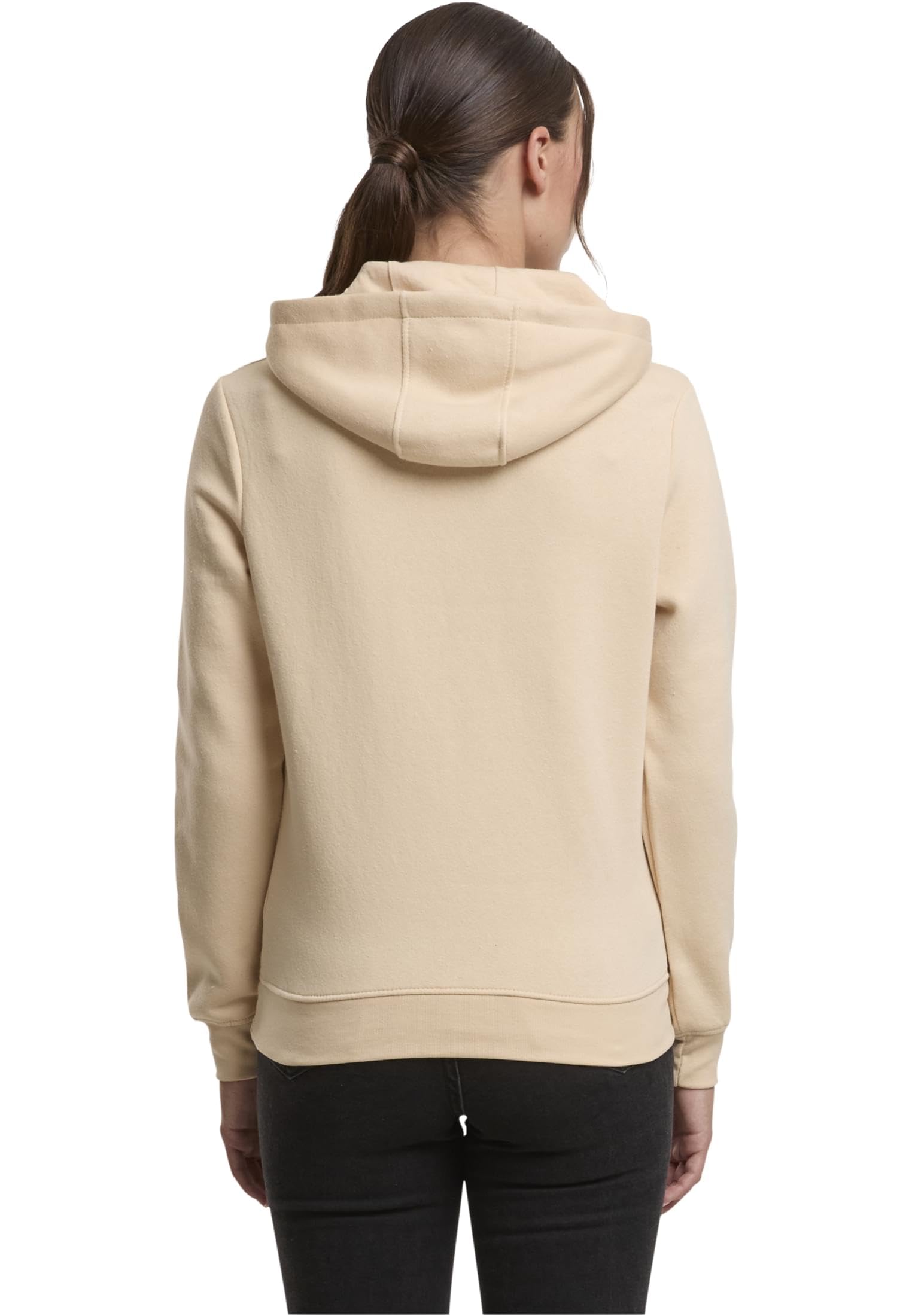 Urban Classics Damska bluza z kapturem Basic Essential – luźna bluza z kapturem o regularnym kroju z kieszenią typu kangurka – wygodna bluza z kapturem na co dzień, w czasie wolnym i na ulicę