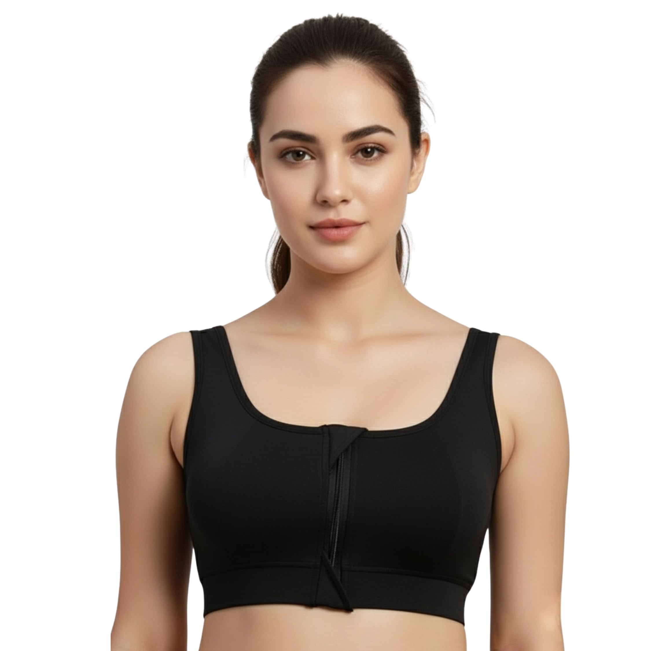 Front Chain Pure Gym Wear Bra-image-21