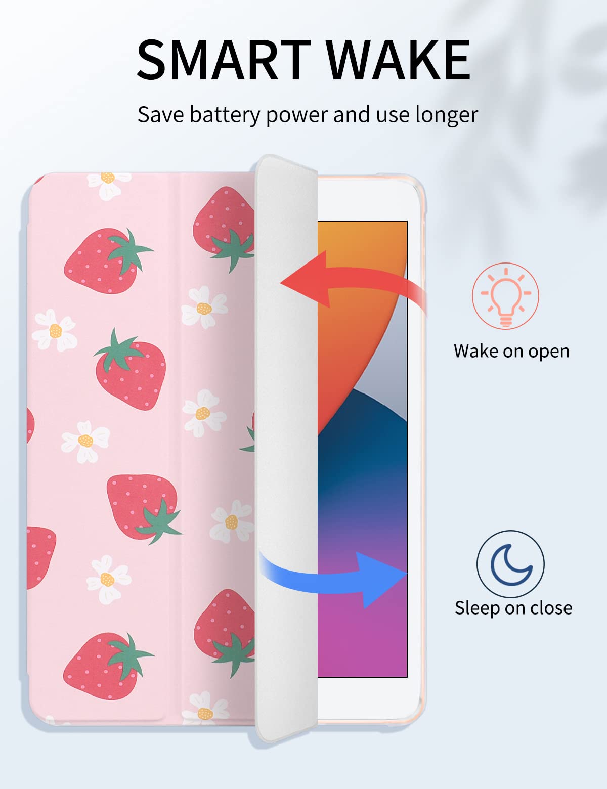 Vozehui 10.2 inch Case for iPad 9th/8th/7th Generation with Pencil Holder - Image 2