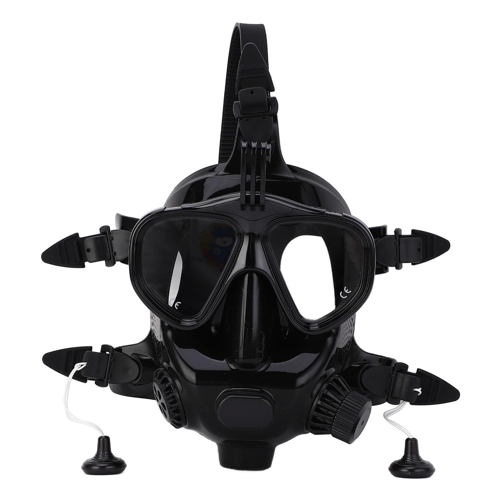 Keenso Full Face Diving Mask,Anti Fog 180° View Panoramic Dive Mask with Camera Mount for Diving