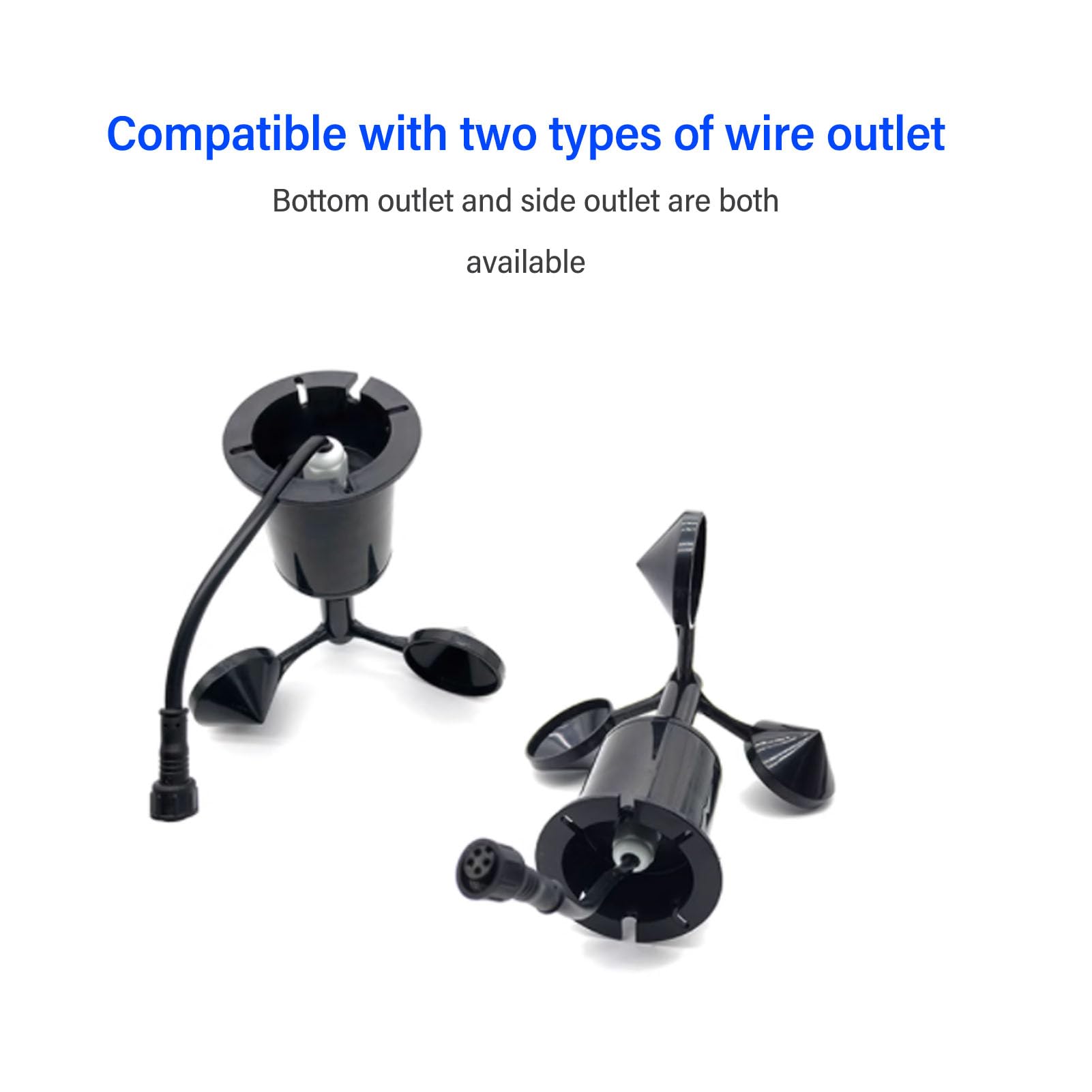 High Accuracy Wind Speed Sensor Anemometer for Industry Agriculture, ABS Material, 3 Cups Wind Speed Sensor, Lightweight and Portable, for Greenhouse Environment