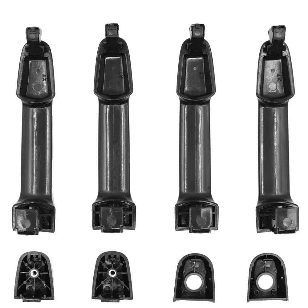 Reokip 4Pcs - 1Set For Toyota Corolla For Matrix Rav4 Yaris For Solara Highlander 2003-2005 2006 2007 2008 4Pcs 69211-Aa010 69211-Aa020 Exterior Door Handles(4Pcs - 1Set)