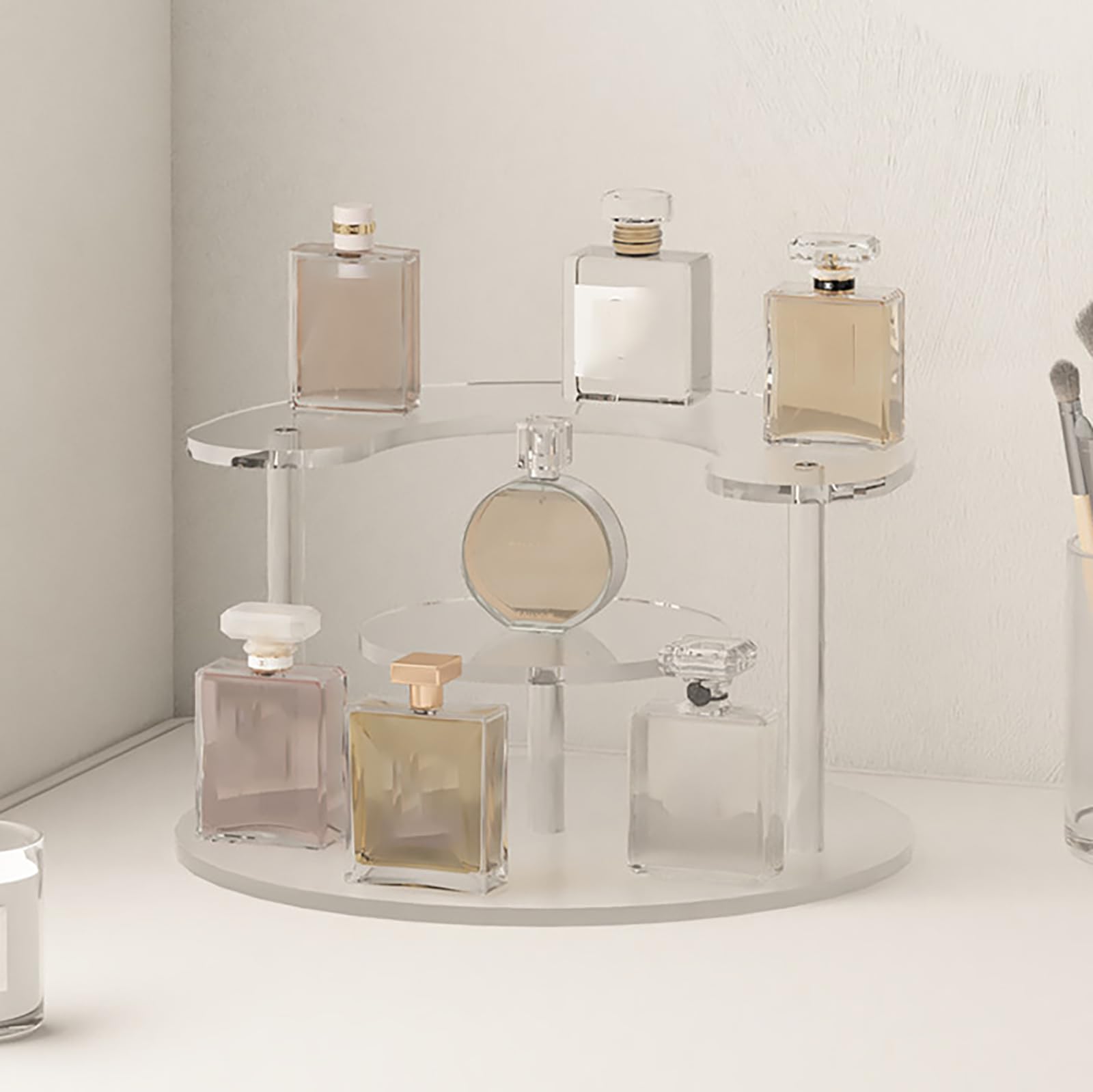 Présentoir de Parfum en Acrylique Transparent, boîte de Rangement de Parfum pour Hommes, Organisateur de comptoir. Le Choix Parfait pour Les Hommes.