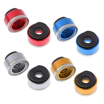 Ketsicart 2 Pieces Bike Quick Release Clip Bolt Lever Slider Wheel Hub Skewers Parts Red