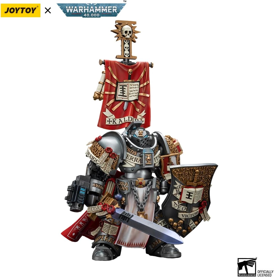 JOYTOY Warhammer 40K Grey Knights Kaldor Draigo 1/18 Action Figure 1/18 Scale JT0201