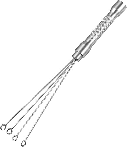 Agitador de café expreso, mini batidor de acero inoxidable para distribución de agitación de expreso, herramienta profesional de agitación de polvo