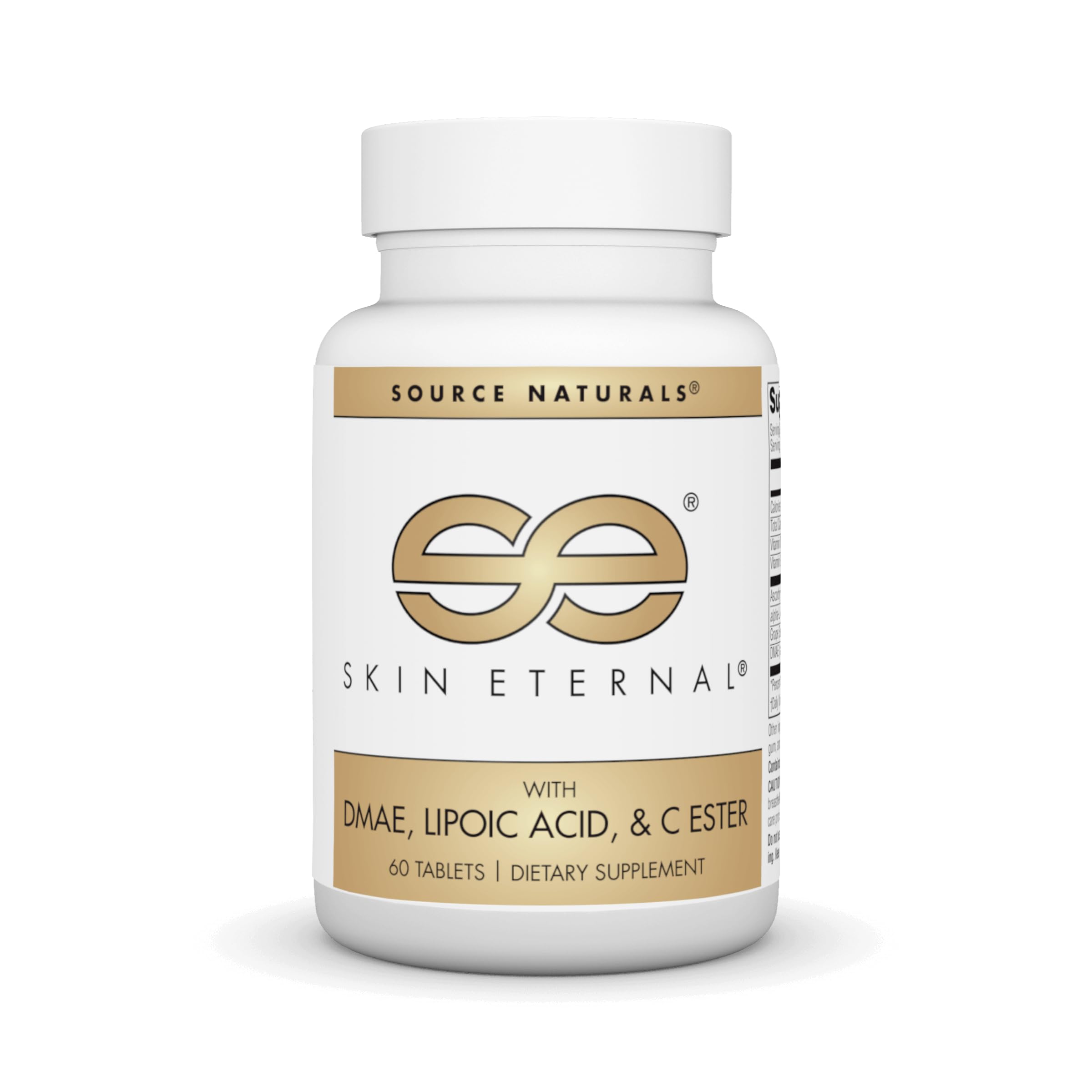 Source Naturals Skin Eternal Tablet with DMAE, LIPOIC Acid, & C Ester - 60 Tablets