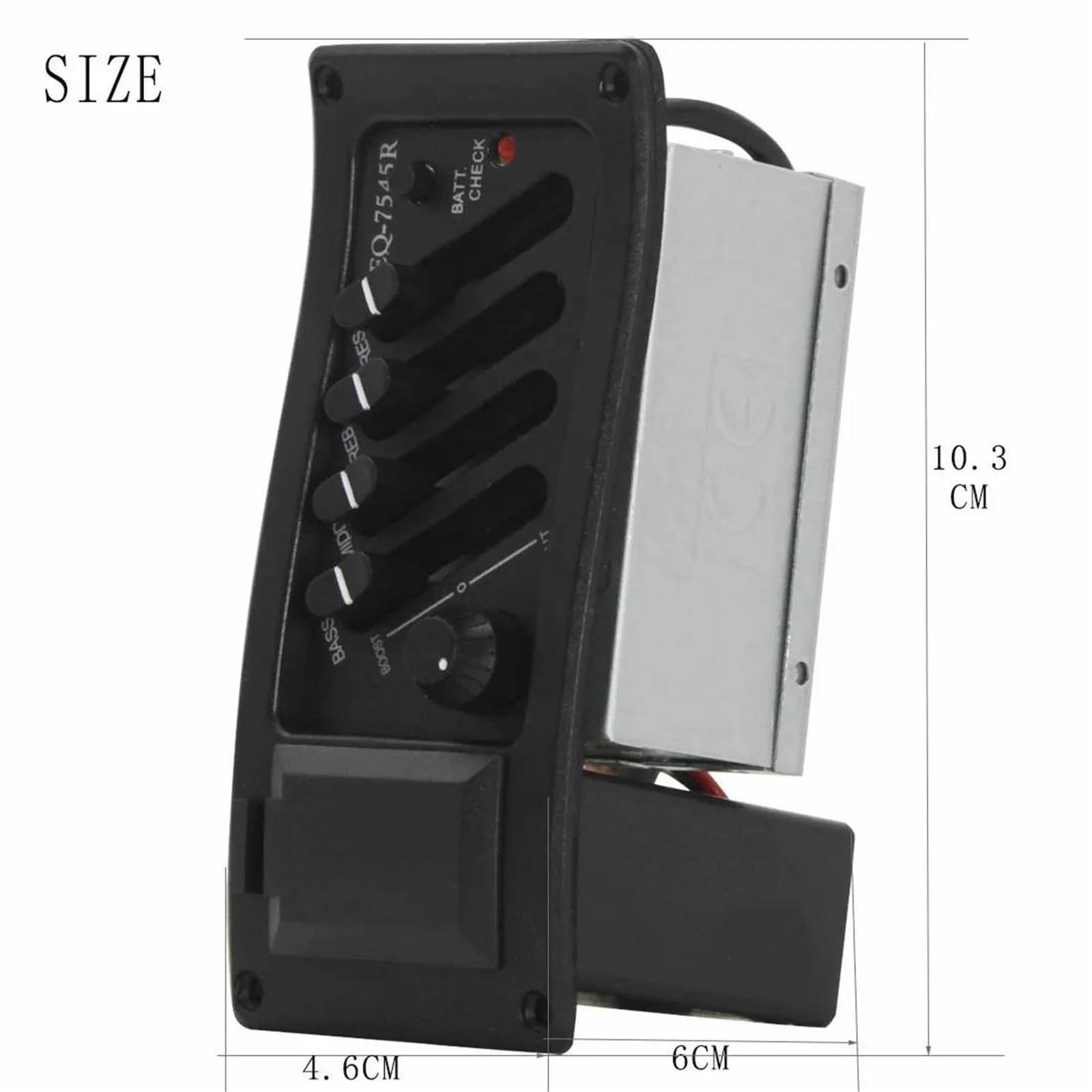 Pickup per chitarra acustica classica a 4 bande accessori per strumenti musicali con equalizzatore preamplificatore volume medi alti bassi Pickup Chitarra Acustica