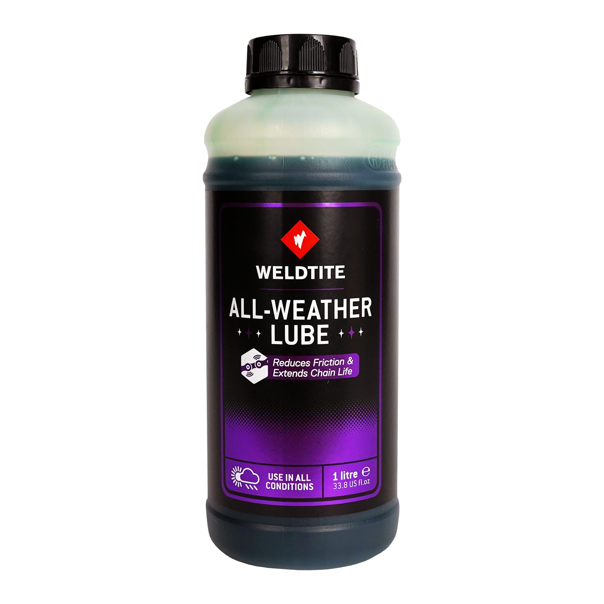 WELDTITE All-Weather Lube With Surface Protector for Bikes - Long-Lasting Protection, 1 Litre
