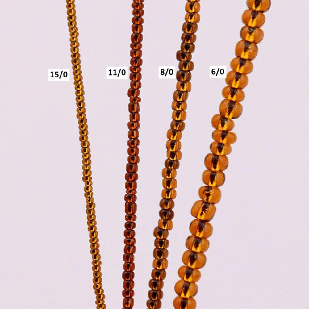 Cuentas De Vidrio De 3 Mm, Pequeñas Cuentas De Poni Translúcidas, Espaciadoras Sueltas para Bordado, Manualidades Y Joyería, 450 G (Aproximadamente 18000 Unidades)