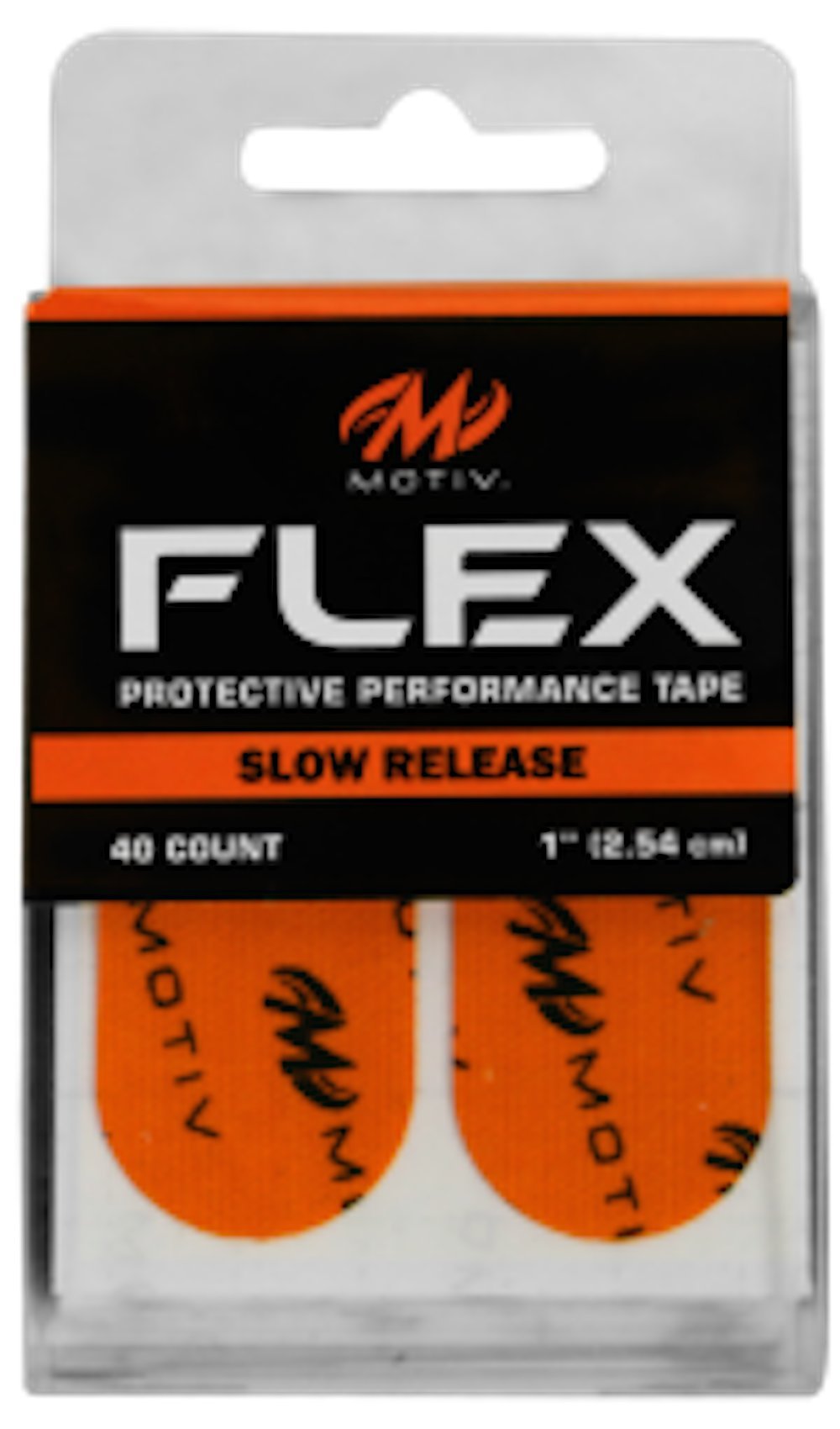 EMAX Bowling Service GmbH MAXIMIZE YOUR GAME Motiv Flex Protective Performance Tape Orange - Pre Cut 40 Pieces