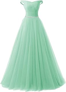 Amazon Com Mint Green Prom Dress
